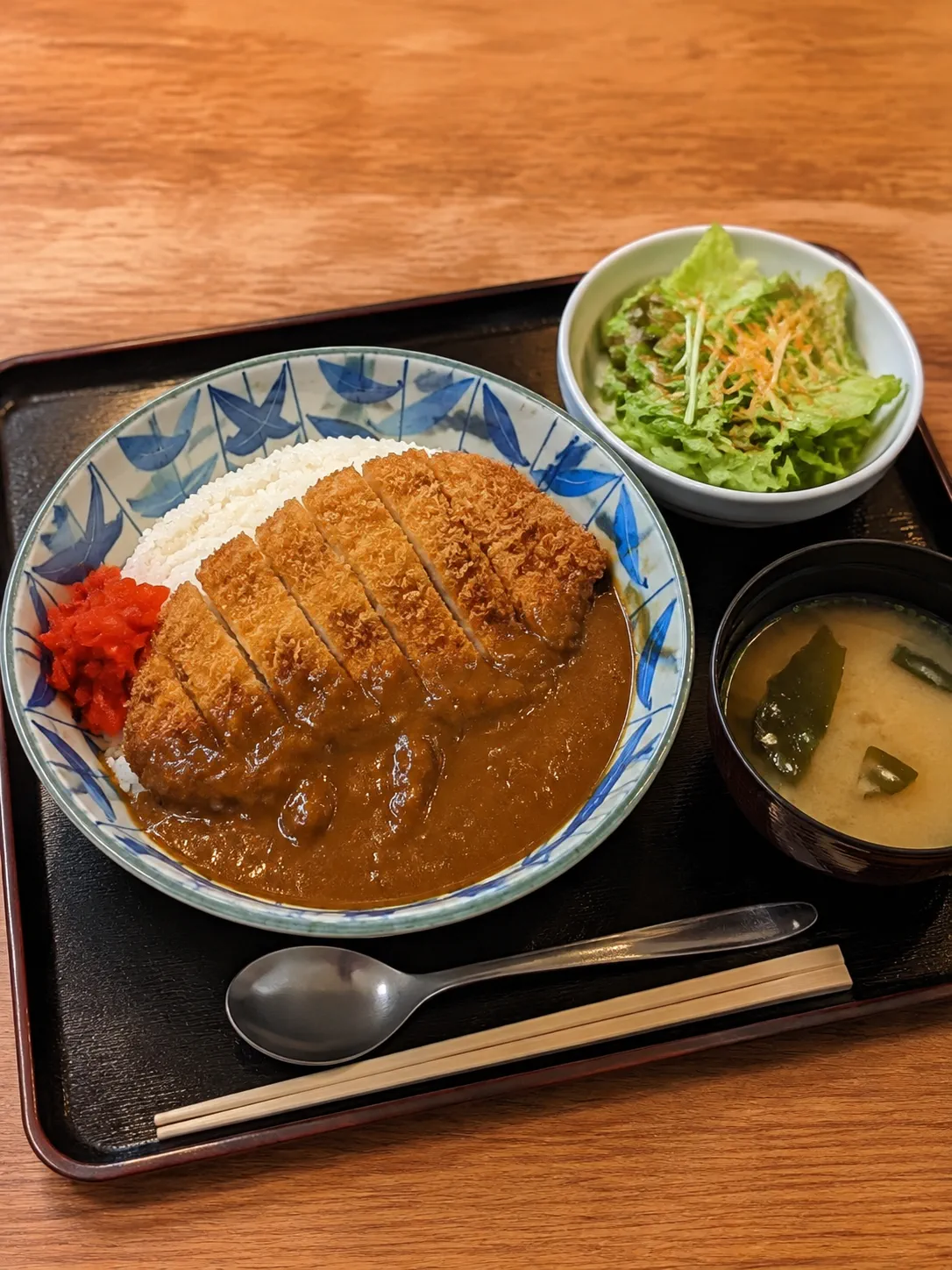 Chicken crumbed donburi served over rice